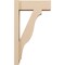 Ekena Millwork 6-in W x 16-in D x 28-in H Funston Block Rough Cedar Woodgrain TimberThane Outlooker, Primed Tan OUTUR060X16X28FST44RCPR - alternate 4